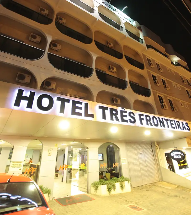 Fachada do Hotel 3 Fronteiras